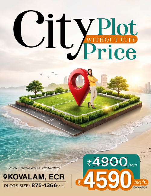 Srinivasa Palms &ndash; Premium Beachside Plots on ECR